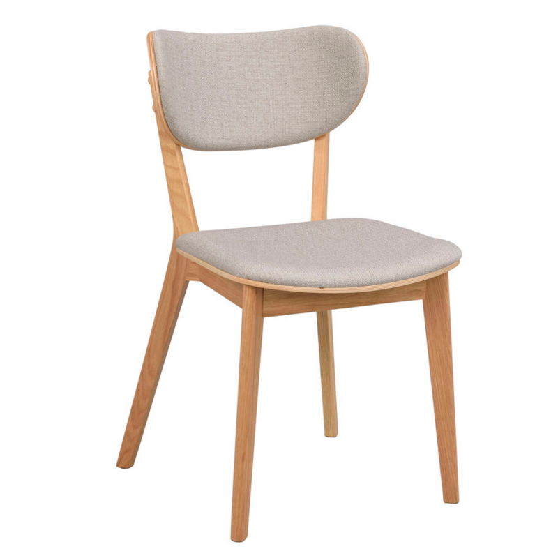 Rowico Kato ruokatuoli, tammi/beigeharmaa