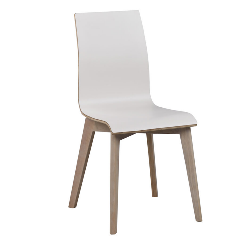 Rowico Gracy ruokatuoli, valkopestytammi/valkoinen