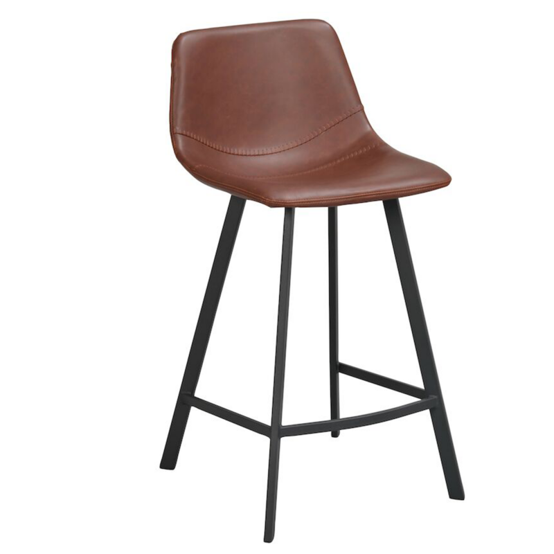 Rowico Auburn baarituoli, ruskea/musta