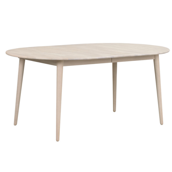 Rowico Tyler jatkettava ruokapöytä 105x170cm valkopestytammi