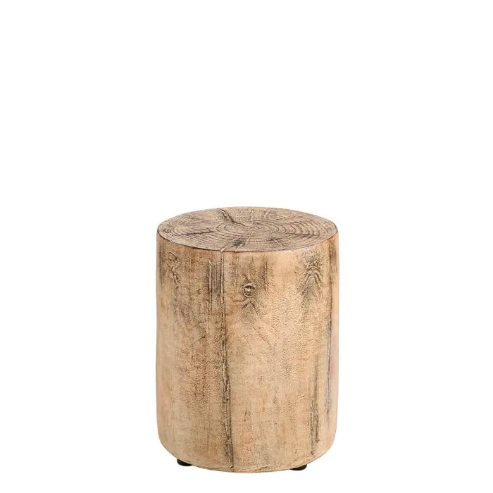 Artwood Logan side table/stool metal natural