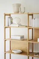 Rowico Holton korkea kirjahylly, tammi - Image 5
