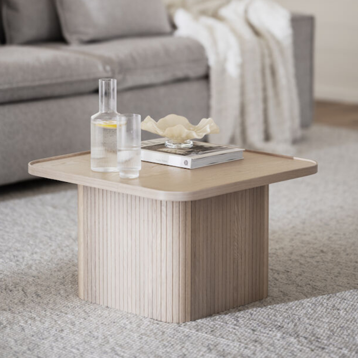 Rowico Sullivan sohvapöytä 60x60, valkopestytammi