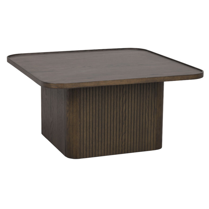 Rowico Sullivan sohvapöytä 80×80, ruskea