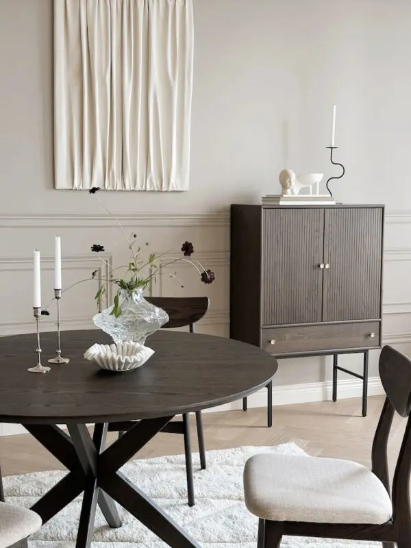 Rowico Kato ruokatuoli, ruskea/vaalea beige - Image 2