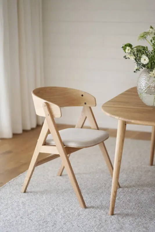 Rowico Tyler jatkettava ruokapöytä 105x170cm tammi - Image 6