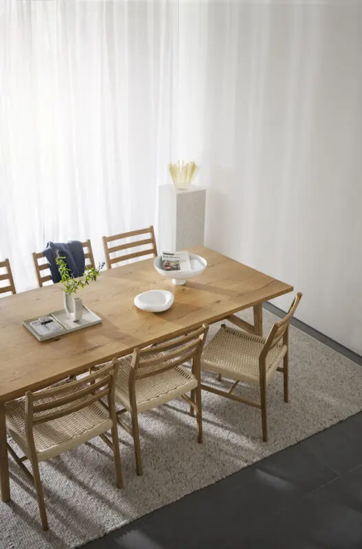 Rowico Plainfield ruokapöytä 100x220cm tammi - Image 4