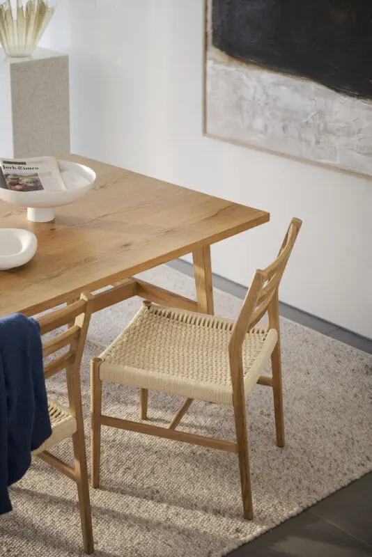 Rowico Plainfield ruokapöytä 100x220cm tammi - Image 5