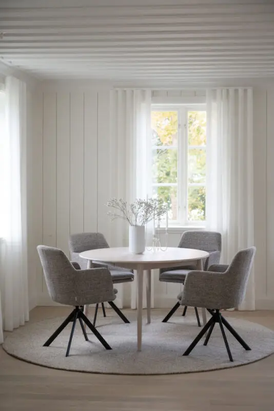 Rowico Gladstone käsinojatuoli, tummabeige/musta - Image 3