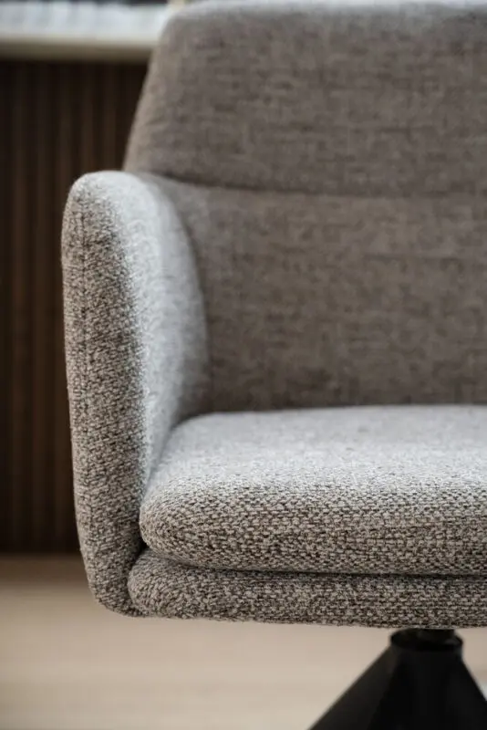 Rowico Gladstone käsinojatuoli, tummabeige/musta - Image 5