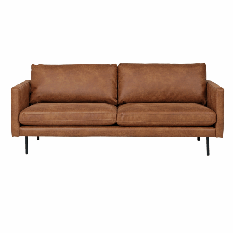 Copenhagen 3-istuttava sohva, konjakinruskea