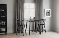 Rowico Lotta baaripöytä, musta - Image 3