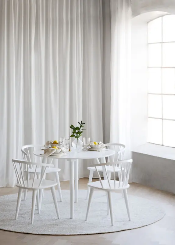 Rowico Lotta pyöreä ruokapöytä, valkoinen - Image 4