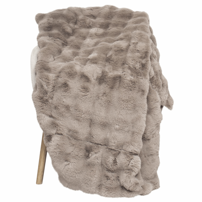 Skinnwille Misty blanket L Taupe 140x220 cm