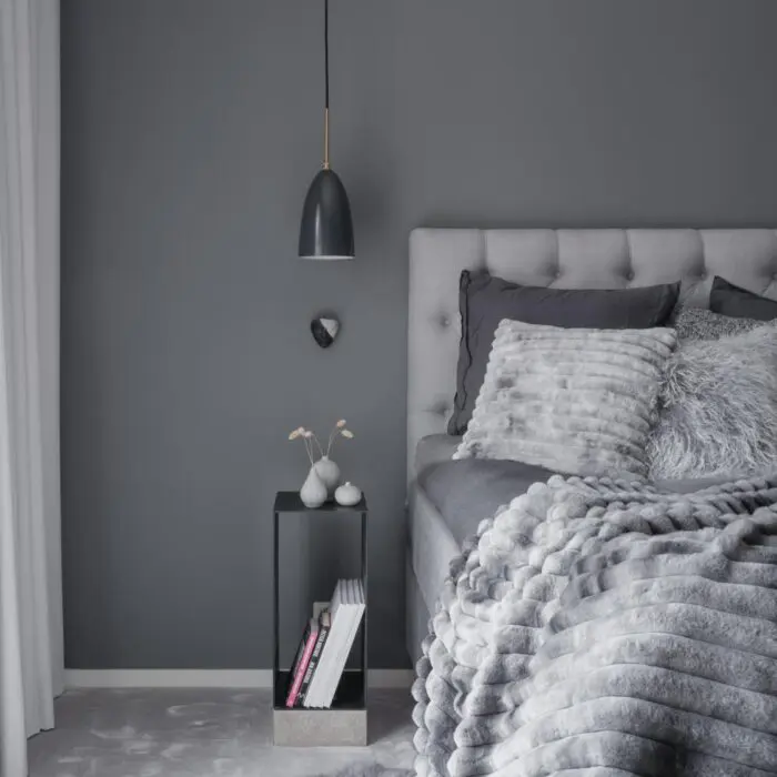 Skinnwille Stripy torkkupeitto 120x180cm Stone