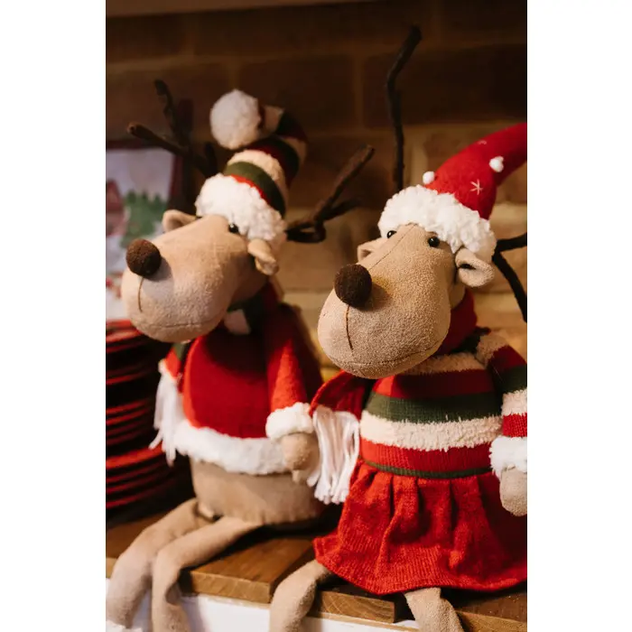 Poikaporo tonttulakissa 21x20x75cm 30cm