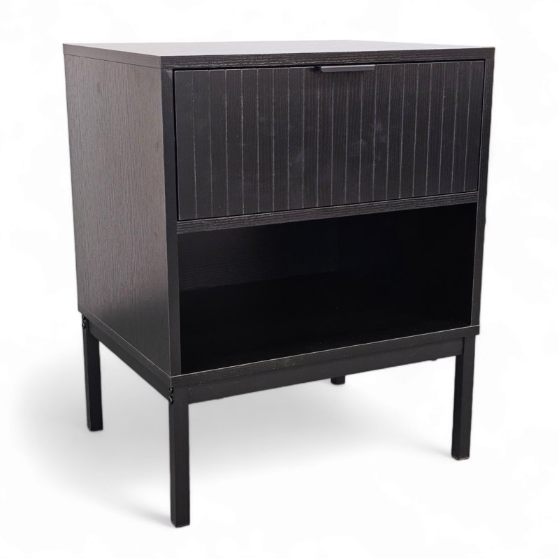 Siera yöpöytä 50x40x62cm musta