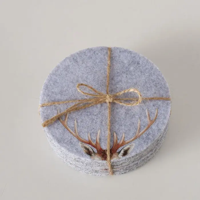 Lasinalunen Aspen 10cm 6kpl vaaleaharmaa