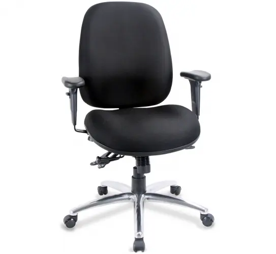 Työtuoli/toimistotuoli Aada 24/7 musta kangas