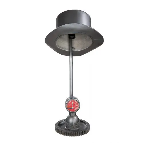 Pöytävalaisin Hattu 68cm musta/hopea - Image 5