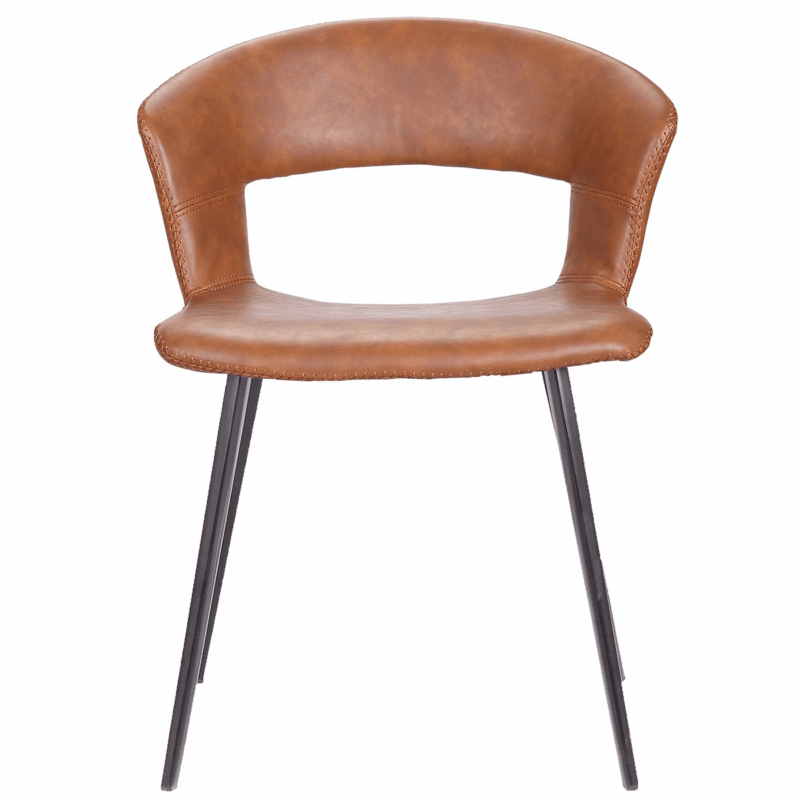 Tora ruokapöydän tuoli, konjakinruskea