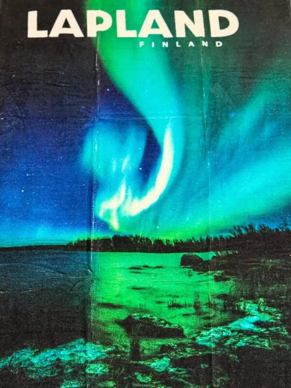 Lapland Revontulet kylpypyyhe 75x150cm