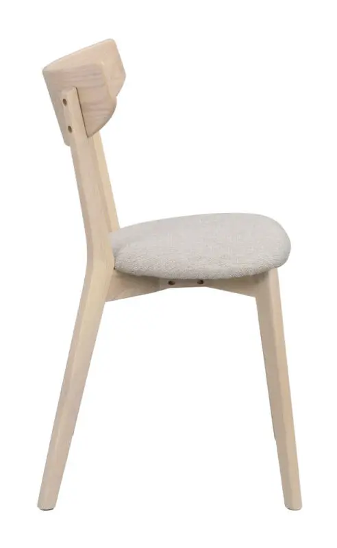 Rowico Ami ruokatuoli, valkovahattu tammi/ beige-harmaa - Image 9