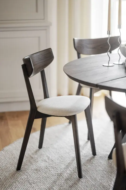 Rowico Ami ruokatuoli, ruskea/ beige - Image 6