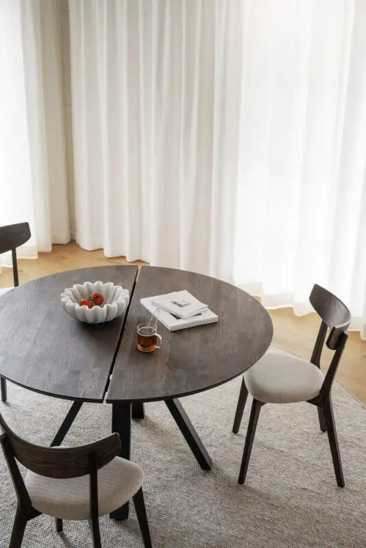 Rowico Ami ruokatuoli, ruskea/ beige - Image 12