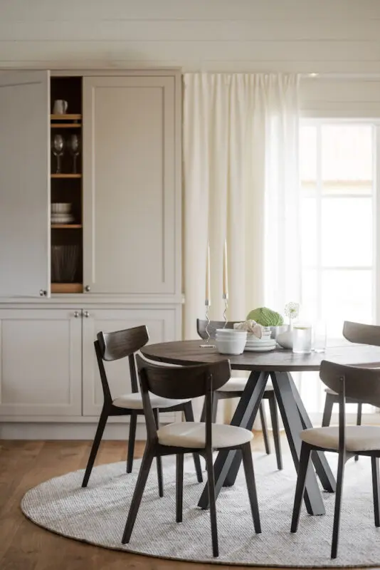 Rowico Ami ruokatuoli, ruskea/ beige - Image 5