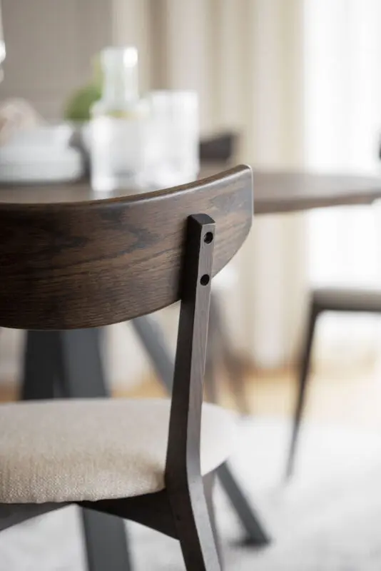 Rowico Ami ruokatuoli, ruskea/ beige - Image 4