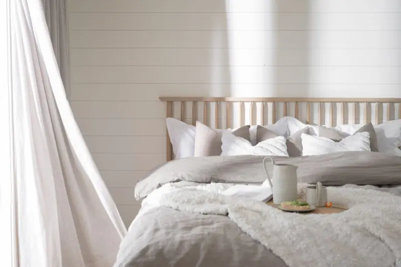 Rowico Riggins sängynpääty 194cm, valkopesty tammi - Image 8