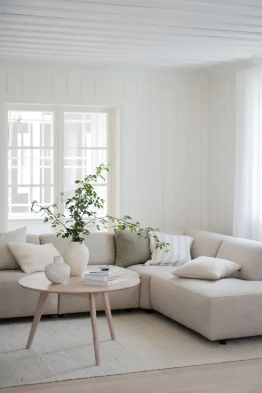 Rowico Yumi sohvapöytä pyöreä 90cm, valkopesty tammi - Image 4