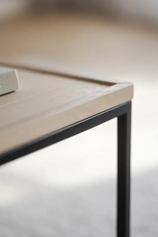 Rowico Deerfield sohvapöytä 70x70 cm valkopesty - Image 7