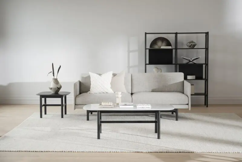 Hammond sohvapöytä 62x62 cm, musta - Image 4