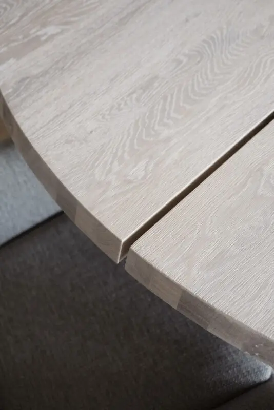 Rowico Fred ruokapöytä Ø160cm, valkopesty tammi - Image 5