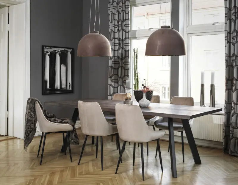 Rowico Fred ruokapöytä 100x240cm, ruskea - Image 7