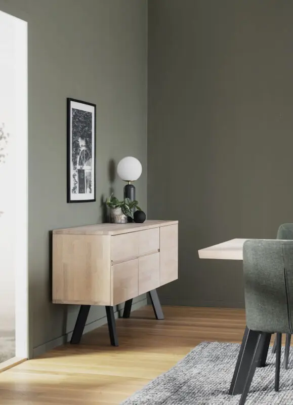 Rowico Fred senkki 170cm, valkopesty tammi - Image 6