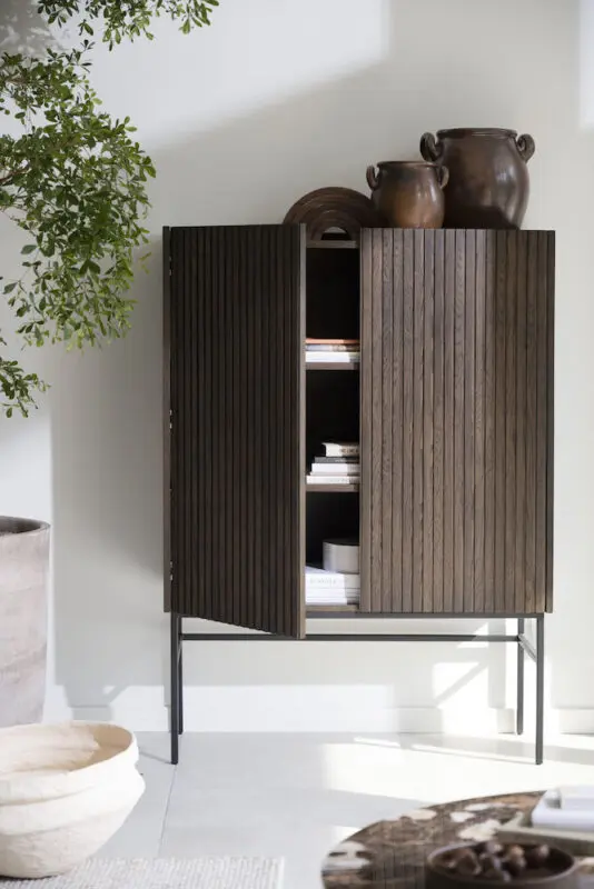 Rowico Halifax kaappi, ruskea - Image 7