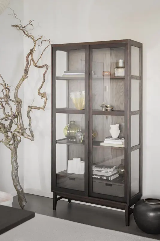 Rowico Hazelton vitriini, ruskea - Image 2