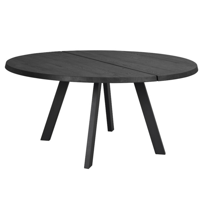 Rowico Fred ruokapöytä Ø160cm, musta