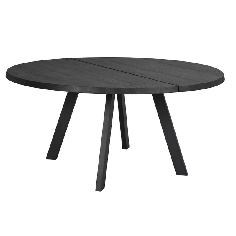 Rowico Fred ruokapöytä Ø160cm, musta