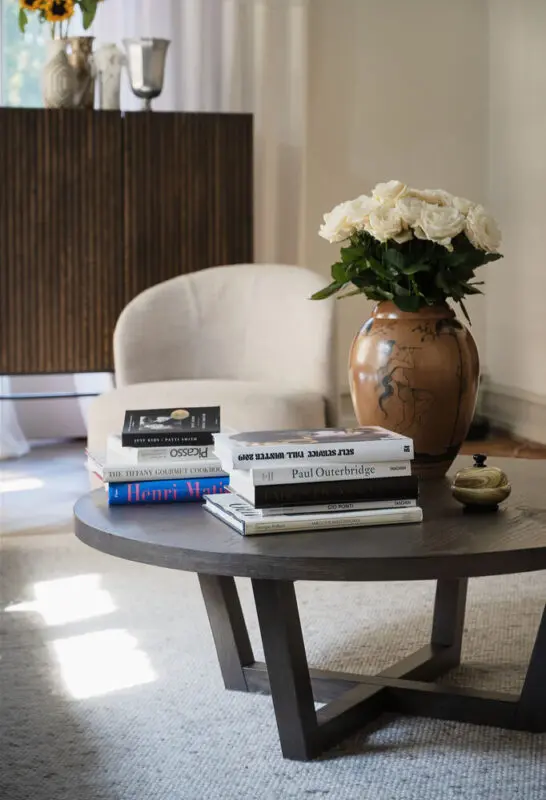 Rowico Boxford sohvapöytä pyöreä 110cm, ruskea - Image 8