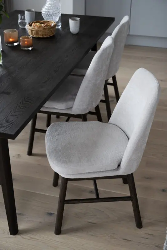 Rowico Amesbury ruokailutuoli beige/ruskea - Image 5