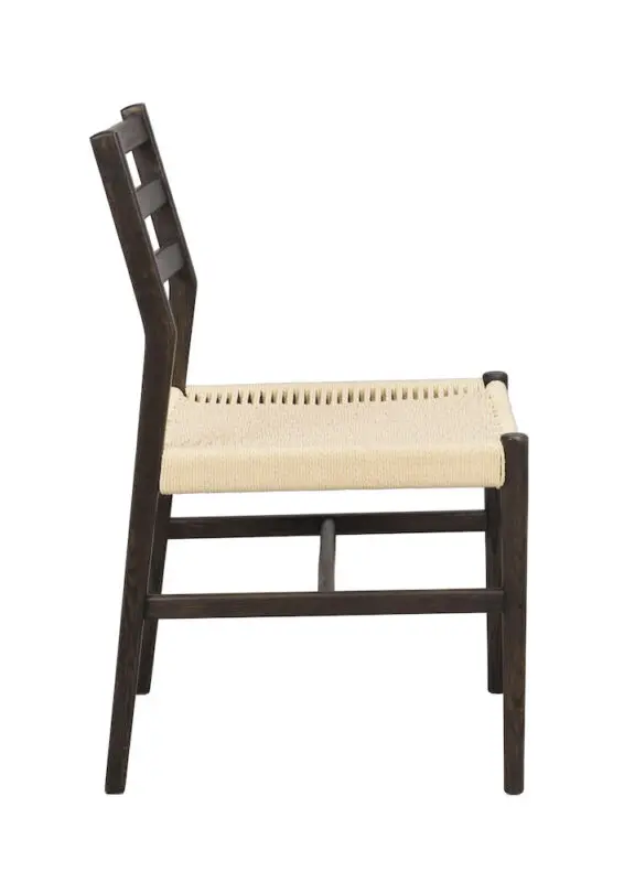 Rowico Harlan ruokailutuoli ruskea/ punottu istuin - Image 7