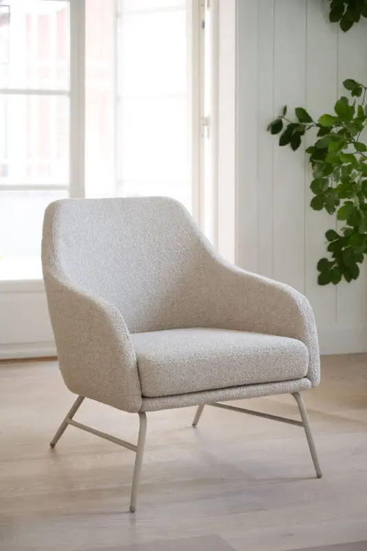 Rowico Eldwin lounge nojatuoli, beige - Image 8