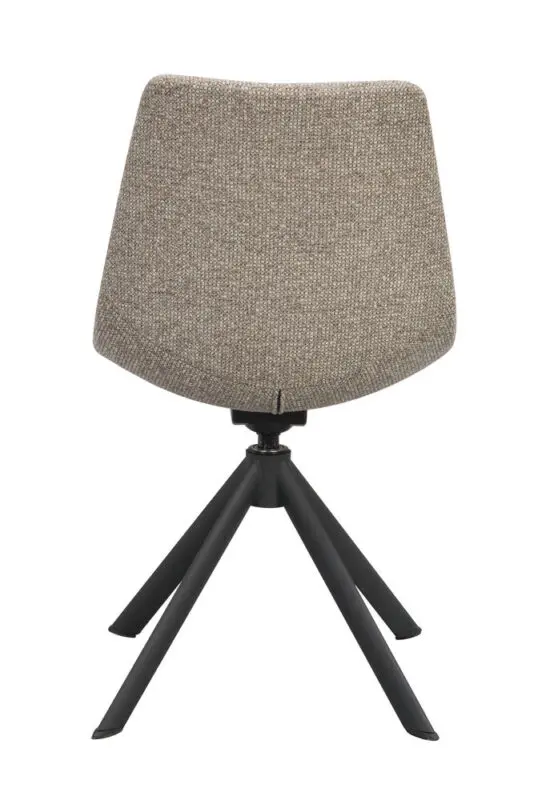 Rowico Dunmore ruokatuoli pyörivä, tummabeige - Image 3