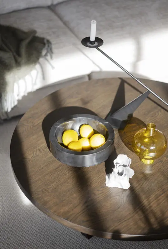 Rowico Boxford sohvapöytä pyöreä 110cm, ruskea - Image 7