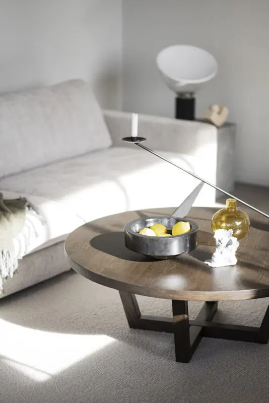 Rowico Boxford sohvapöytä pyöreä 110cm, ruskea - Image 5