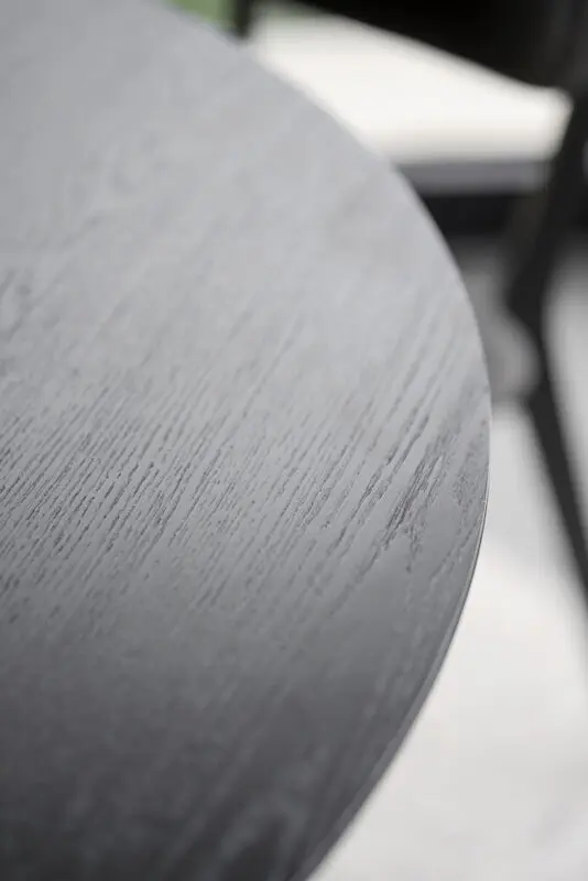 Rowico Calverton ruokapöytä Ø120cm, musta - Image 3